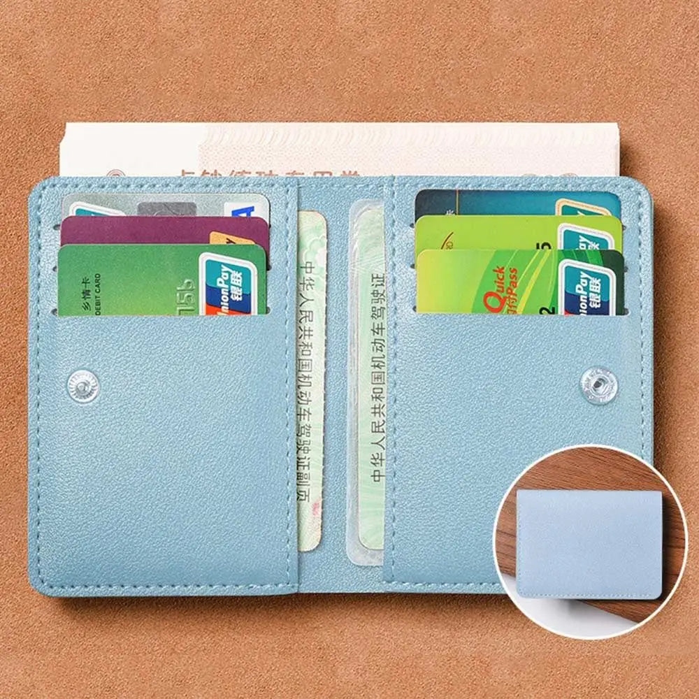 Super Slim Soft Wallet Leather Mini Credit Card Wallet Purse Card Holders Men Wallet