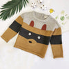 Autumn Winter Children Sweaters Baby Boy Girls Cotton Wool Sweater Cartoon Animal Tops Clothes
