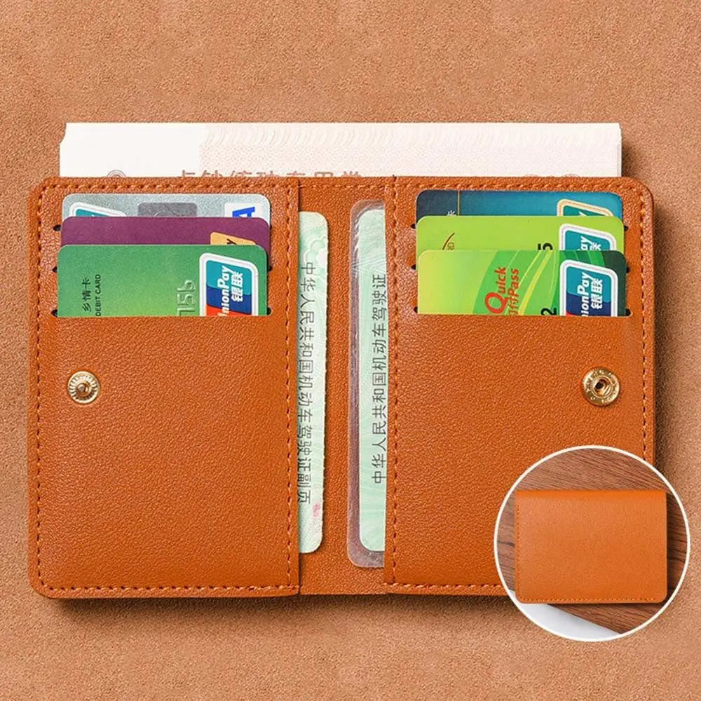 Super Slim Soft Wallet Leather Mini Credit Card Wallet Purse Card Holders Men Wallet